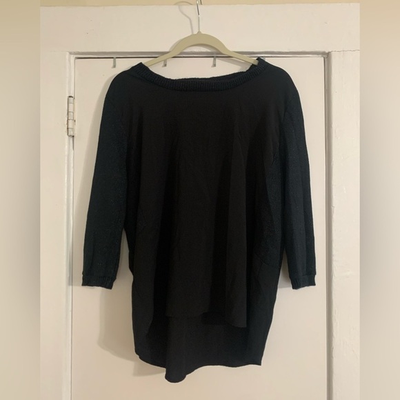 The Limited Black Flowy Blouse Size Medium - Picture 3 of 10
